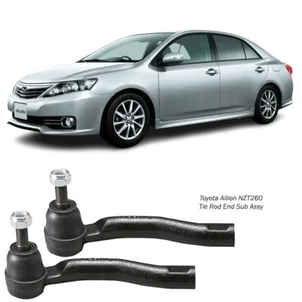 Illustration of toyota allion nzt260 tie rod end sub assy 45047-09080