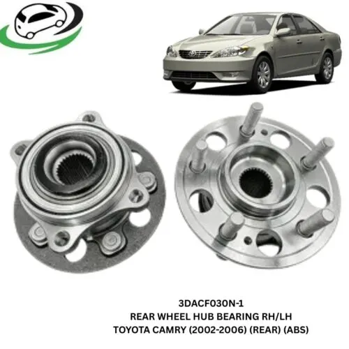 Illustration of 3dacf030n-1 rear wheel hub bearing assembly for toyota camry 2002-2006 - abs, pair (rhlh)