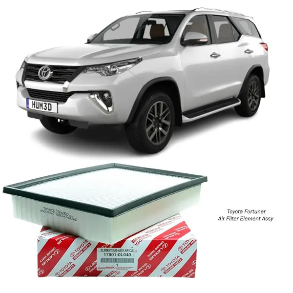 Illustration of toyota fortuner air filter element assy 17801-0l040