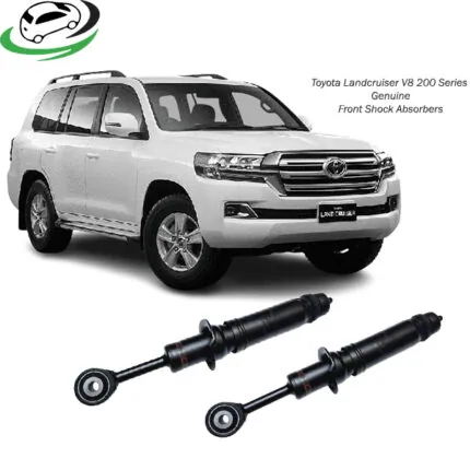 Illustration of toyota landcruiser v8 200 series genuine front shock absorbers 4851069355