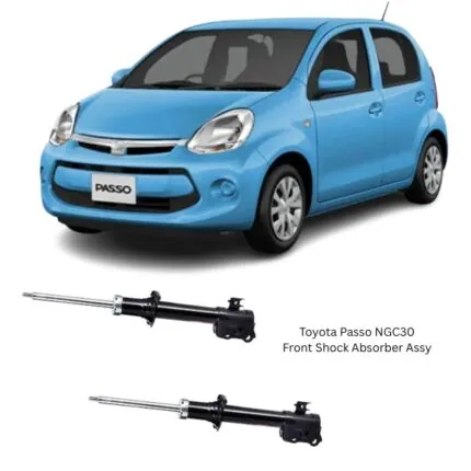Illustration of toyota passo ngc30 front shock absorber 332120