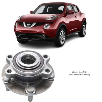 Illustration of nissan juke f15 front wheel hub bearing 40202-jg000
