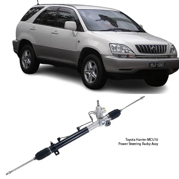 Illustration of toyota harrier mcu10 rhd hydraulic power steering rack assy 44250-48010