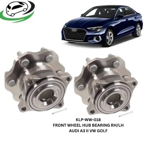 Illustration of klp-ww-018 front wheel hub bearing for audi a3 ii and volkswagen golf