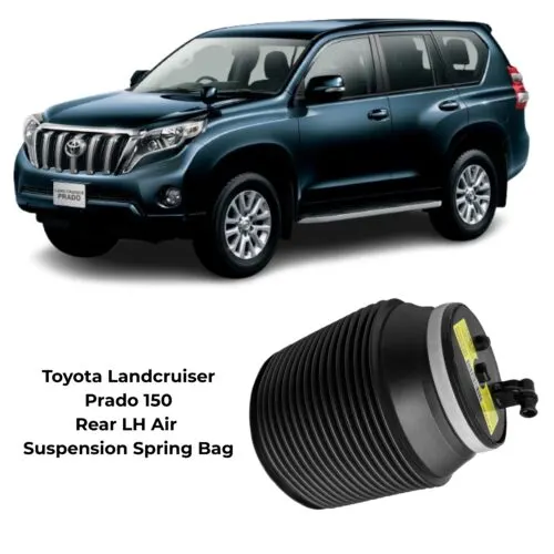 Illustration of toyota prado 150 rear lh air suspension spring bag 48090-60010 genuine fit