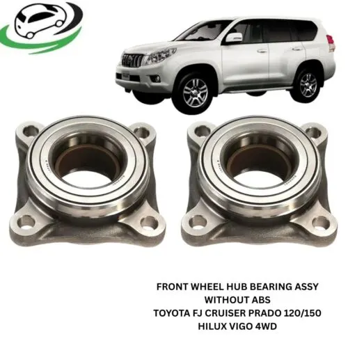 Illustration of genuine 90369-t0003 front wheel hub bearing assembly without abs