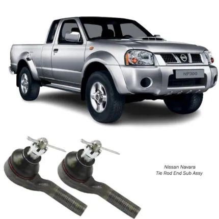 Illustration of nissan navara d22 2wd tie rod end sub assy 48520-2s485