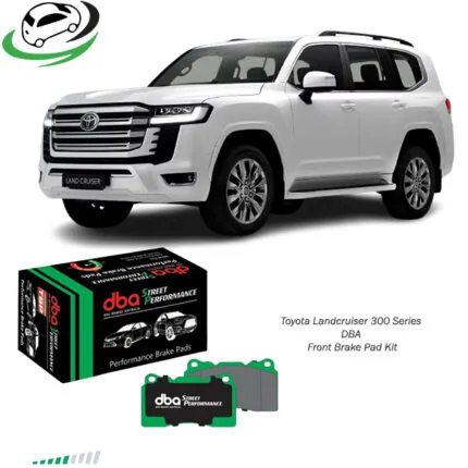 Illustration of toyota land cruiser 300 series front brake pad kit street performance db15077sp