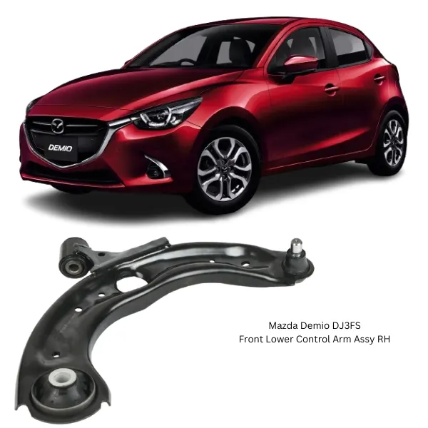 Illustration of mazda demio dj3fs front lower control arm assy rh da7h-34-300b