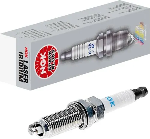 Illustration of ngk ilzkar7e11s laser iridium spark plug - premium honda fit performance