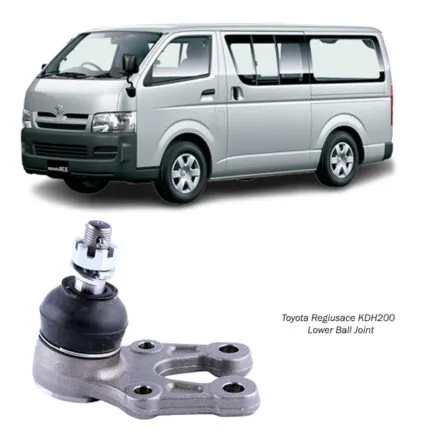 Illustration of toyota regiusace kdh200 lower ball joint 43330-29565