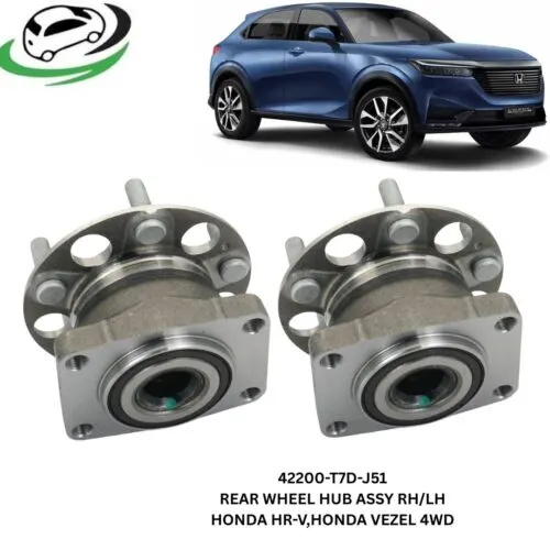 Illustration of 42200-t7d-j51 rear wheel hub assembly for honda hr-v & honda vezel 4wd (pair rhlh)