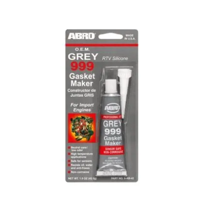 Illustration of grey 999 silicon gasket maker abro 42.5g