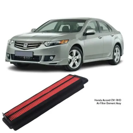 Illustration of honda accord air filter element assy 17220-rbd-e00