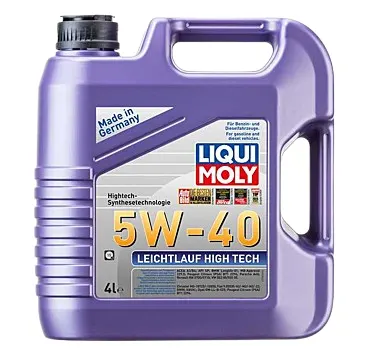 Illustration of liqui moly leichtlauf high tech 5w-40 4 litres