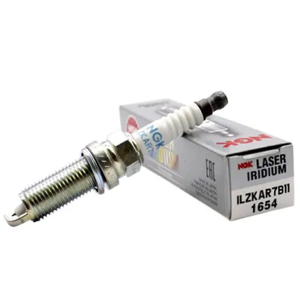Illustration of ngk laser iridium spark plug ilzkar7b11