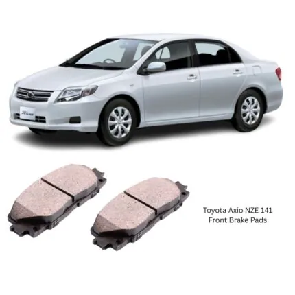 Illustration of toyota axio nze 141 front brake pads d2252