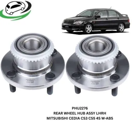 Illustration of phu2276 rear wheel hub assembly for mitsubishi cedia cs3/cs5 4s with abs – pair (rhlh)