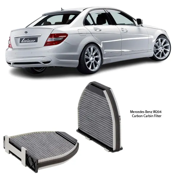 Illustration of mercedes benz w204 carbon cabin filter 2128300018