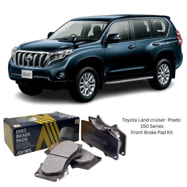 Illustration of toyota landcruiser prado 150 series front brake pad kit a1n011