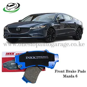Illustration of front brake pads d3146 mazda 6