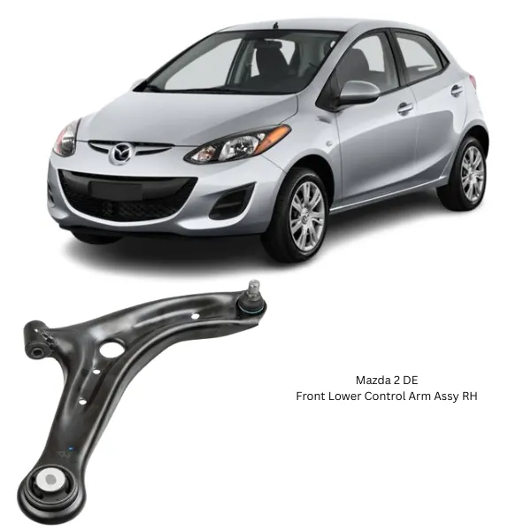 Illustration of mazda 2 de front lower control arm assy rh d651-34-300