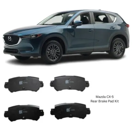 Illustration of mazda cx-5 rear brake pad kit d3156