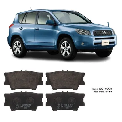 Illustration of toyota rav4 aca3# rear brake pad kit d2269