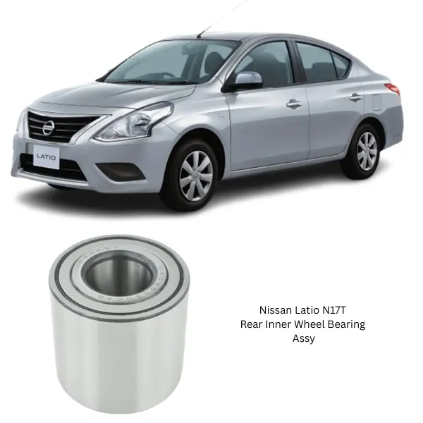 Illustration of nissan latio n17t rear inner wheel bearing assy dac25550048