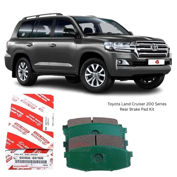 Illustration of toyota land cruiser 200 series genuine rear brake pad kit 04466-60160