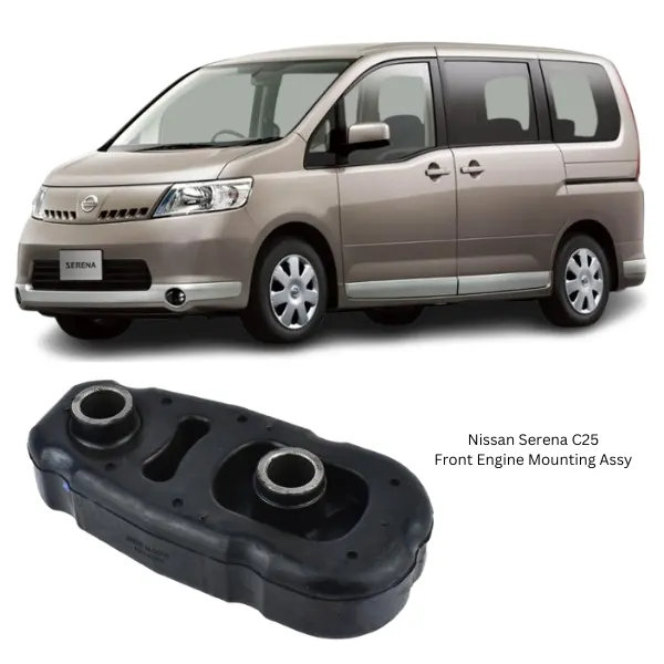 Illustration of nissan serena c25 front engine mounting assy 11380-en00a