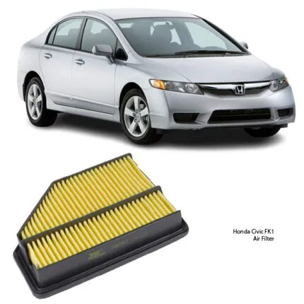 Illustration of honda civic fk1 air filter assy a8001