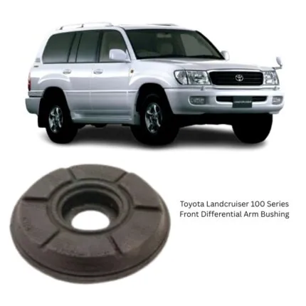 Illustration of toyota landcruiser 100 series front differential arm bushing tab-335