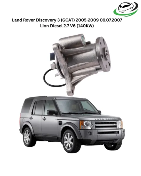 Illustration of land rover discovery 3 2.7 tdv6 water pump (lr007602) - 2005-2009 kenya
