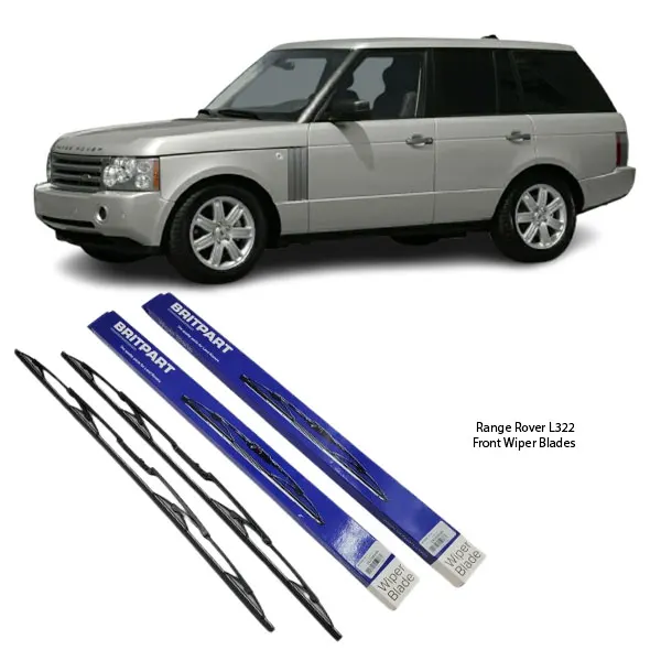 Illustration of range rover l322 britpart front wiper blades lr155029