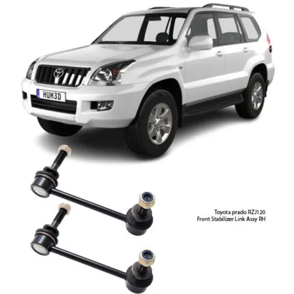 Illustration of toyota landcruiser prado rzj120 front stabilizer link assy rh 0123-009