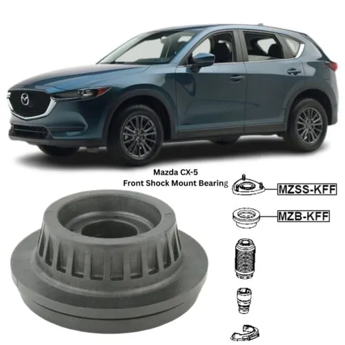 Illustration of mazda cx-5 2017 - front shock mounting mzb-kff