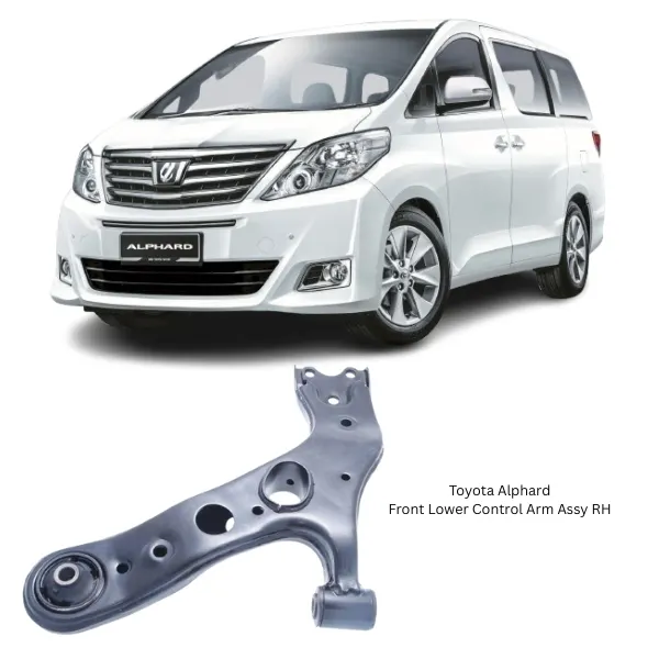 Illustration of toyota alphard front lower control arm assy rh 48068-42050
