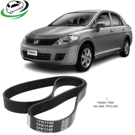 Illustration of nissan tiida fan belt 7pk1140