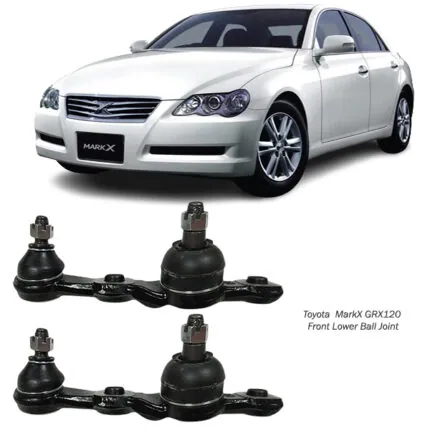 Illustration of toyota mark x grx120 front lower ball joint sba052