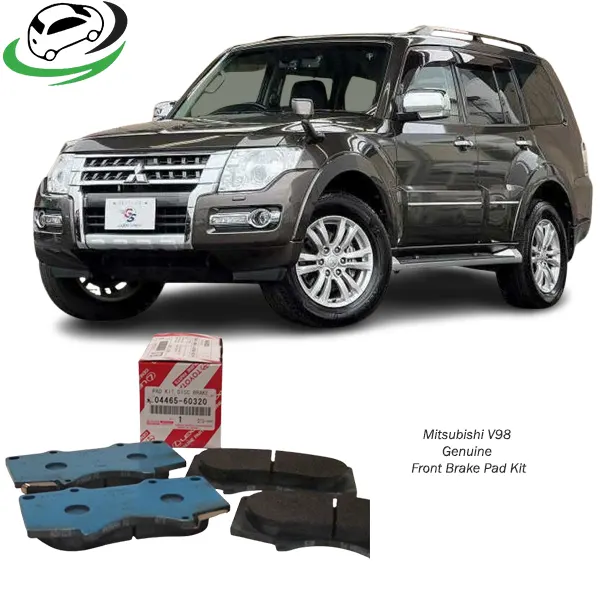 Illustration of mitsubishi v98 genuine front brake pad kit 0446560320