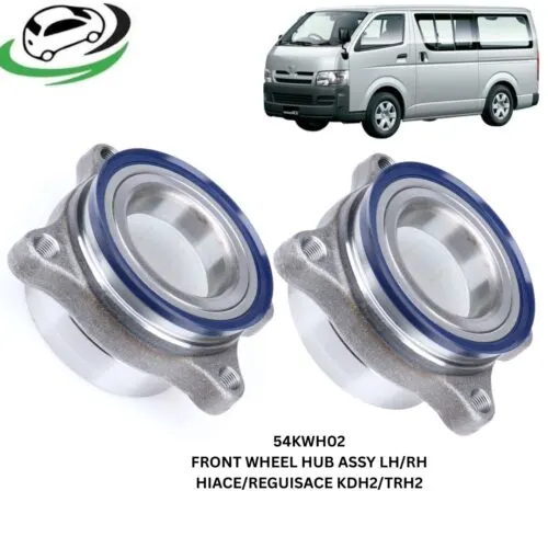 Illustration of toyota hiace regiusace 54kwh02 front wheel hub assembly pair rhlh