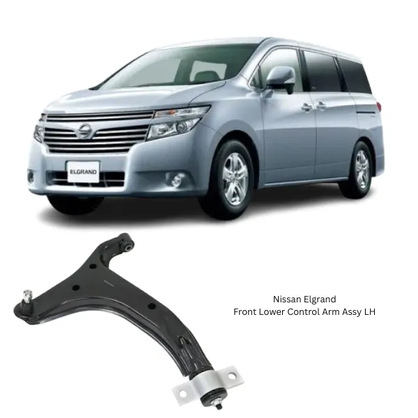 Illustration of nissan elgrand front lower control arm assy lh 54501-wl000
