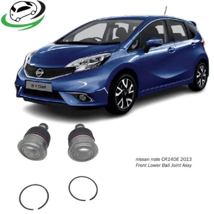 Illustration of nissan note cr14de 2013 front lower ball joint assy 40160-ax00b