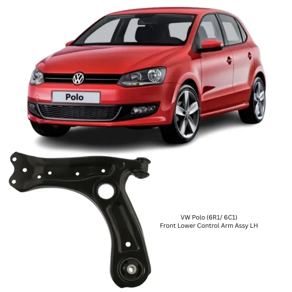 Illustration of vw polo (6r1/ 6c1) front lower control arm assy lh 6r0407151a