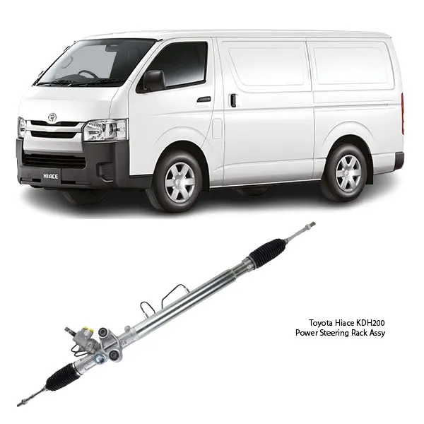 Illustration of toyota hiace kdh200 4wd rhd hydraulic power steering rack assy 44200-26520
