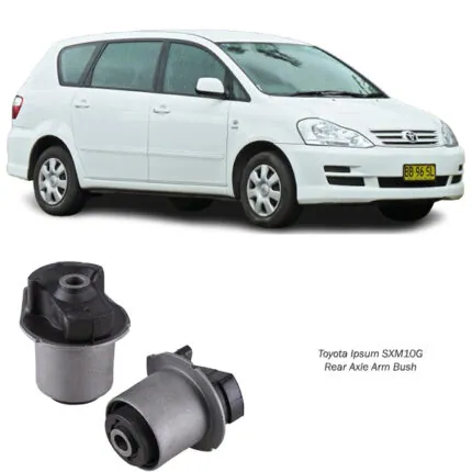 Illustration of toyota ipsum sxm10g rear axle arm bush 48725-44010
