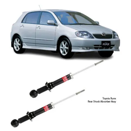 Illustration of toyota corolla runx/allex 2wd rear shock absorber assy 341307