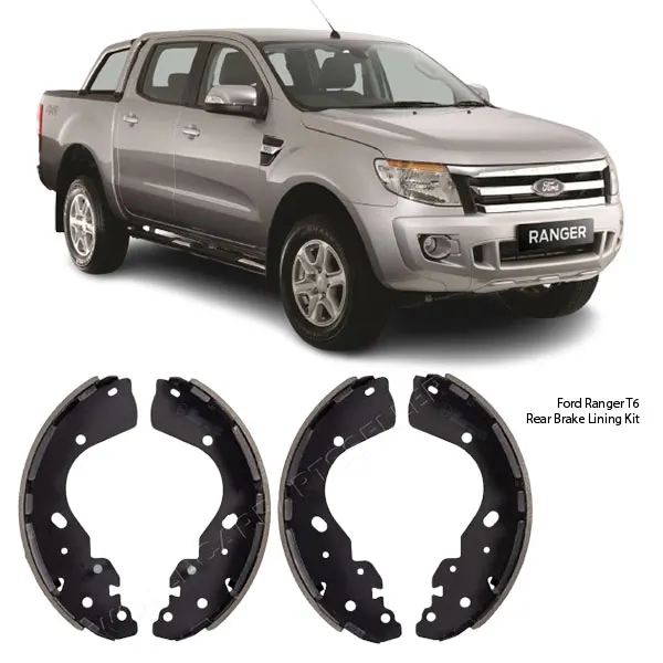 Illustration of ford ranger t6 rear brake lining kit fn3416