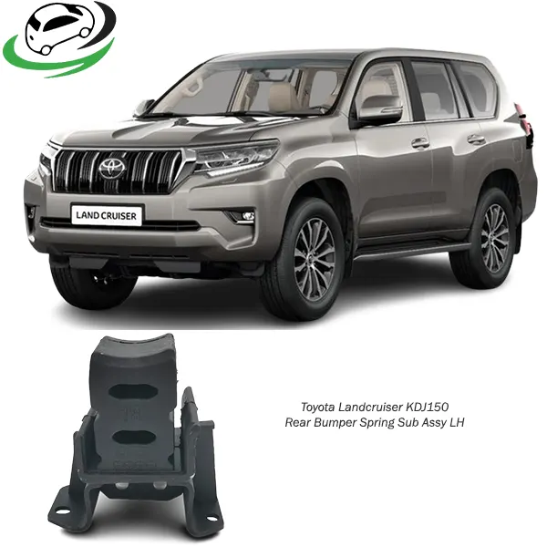 Illustration of toyota land cruiser kdj150 genuine rear bumper spring sub assy lh 4803660030